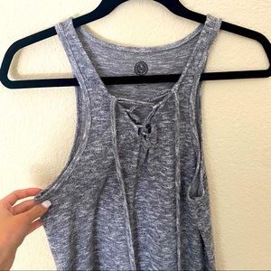 SO heather grey tank top